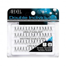 LONG DOUBLE KNOT-FREE Duralash Double- Ciglia a ciuffetto naturali SENZA NODI (lunghe nere)