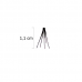 MEDIUM DOUBLE KNOT-FREE Duralash Double- Ciglia a ciuffetto naturali SENZA NODI (medie nere)