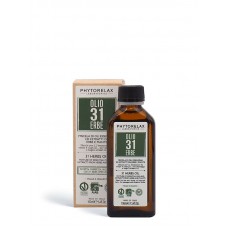 MISCELA DI OLI ESSENZIALI ED ESTRATTI DA ERBE E PIANTE IDEALE PER IL BENESSERE DI CORPO E CAPELLI, PER MASSAGGI E BAGNI AROMATICI OLIO 31 ERBE